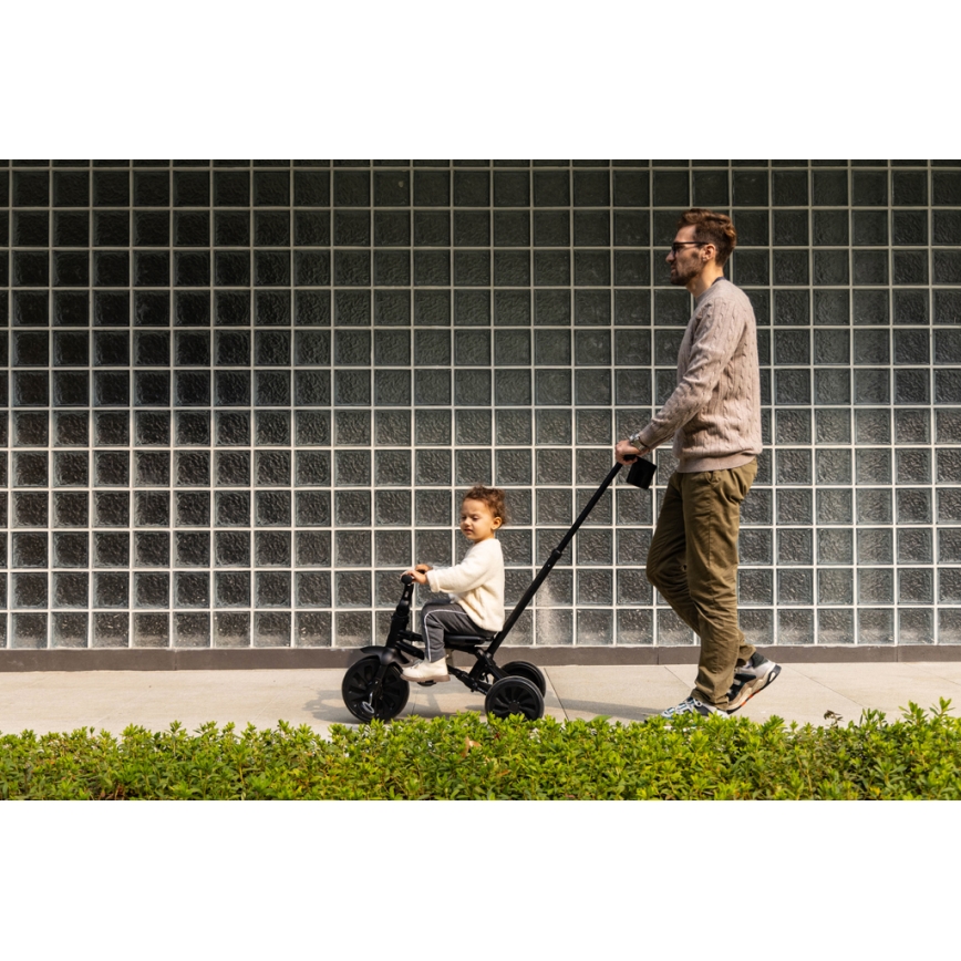 QPlay - Triciclo infantil 5 em 1 NOVA MAX preto