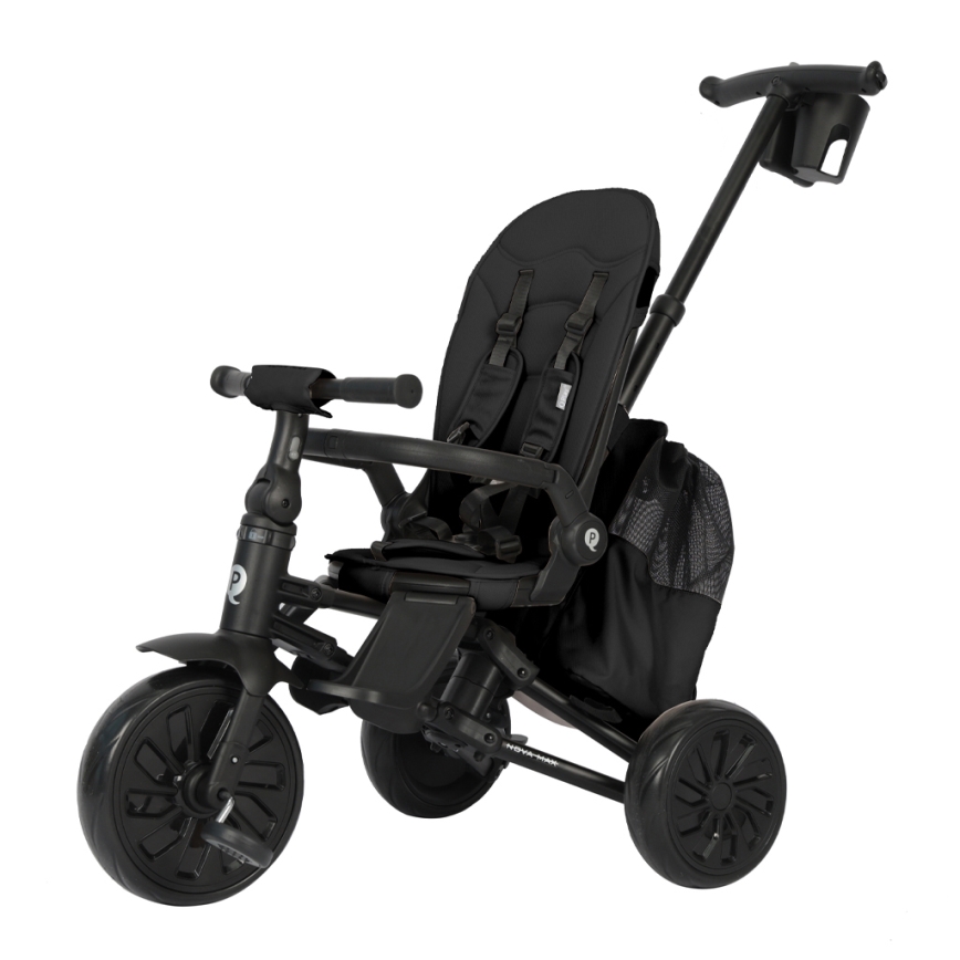 QPlay - Triciclo infantil 5 em 1 NOVA MAX preto