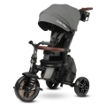 QPlay - Triciclo infantil 7 em 1 COMFO MAX cinzento