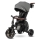 QPlay - Triciclo infantil 7 em 1 COMFO MAX cinzento