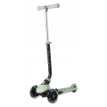 QPlay - Trotinete infantil SEMA PRO 5 em 1 com rodas LED verde