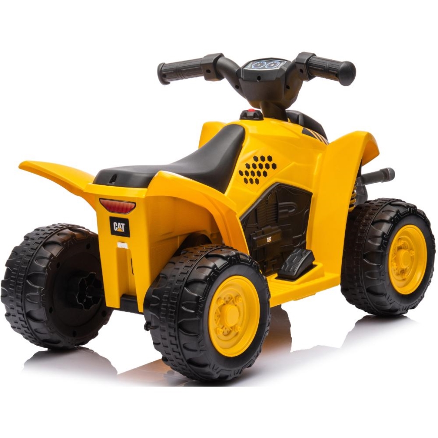 Quadriciclo elétrico CAT 30W/4000 mAh amarelo/preto
