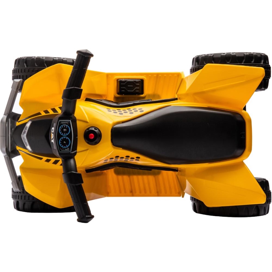 Quadriciclo elétrico CAT 30W/4000 mAh amarelo/preto