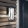 Quintiesse - Aplique de parede exterior ASHBERN M 1xE27/60W/230V IP44, preto