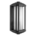 Quintiesse - Aplique de parede exterior CASTELLE M 1xE27/60W/230V IP44 preto
