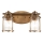Quintiesse - Aplique de parede para casa de banho ASHLAND BAY 2xE27/60W/230V IP44 bronze