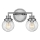 Quintiesse - Aplique de parede para casa de banho POPPY 2xE27/60W/230V IP44 cromado brilhante