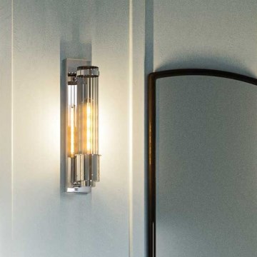 Quintiesse - Aplique de parede para casa de banho WELLINGTON 1xE27/60W/230V IP44 cromado brilhante