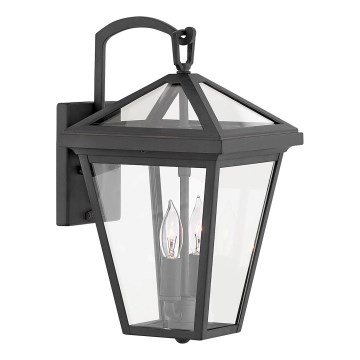 Quintiesse - Aplique de parede para exterior ALFORD S 2xE14/40W/230V IP44 preto