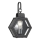 Quintiesse - Aplique de parede para exterior HEATH S 1xE27/60W/230V IP44 preto