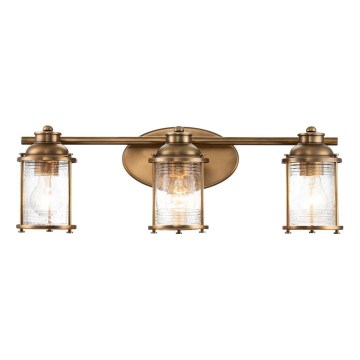 Quintiesse - Arandela de parede exterior ASHLAND BAY 3xE27/60W/230V IP44 bronze
