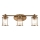 Quintiesse - Arandela de parede exterior ASHLAND BAY 3xE27/60W/230V IP44 bronze