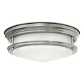 Quintiesse - Candeeiro de tecto exterior HADRIAN 2xE27/40W/230V Ø 30,5 cm IP44 cromo fosco