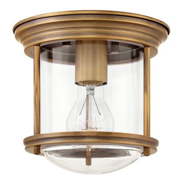 Quintiesse - Candeeiro de teto para exterior HADRIAN 1xE27/60W/230V Ø 19,6 cm IP44 bronze