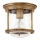 Quintiesse - Candeeiro de teto para exterior HADRIAN 1xE27/60W/230V Ø 19,6 cm IP44 bronze
