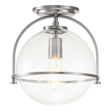 Quintiesse - Candeeiro de teto SOMERSET 1xE27/60W/230V, diâmetro 28,2 cm, acabamento cromado fosco