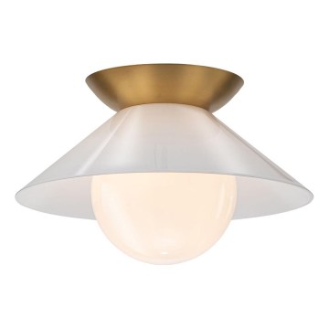 Quintiesse - Luminária de teto SAUCER 1xE27/40W/230V Ø 36,6 cm dourada