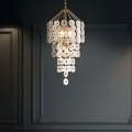 Quintiesse - Lustre com corrente MERIDIAN 9xE14/40W/230V Ø 57,2 cm dourado