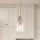 Quintiesse - Lustre com haste KITNER 1xE27/60W/230V Ø 18 cm dourado/preto