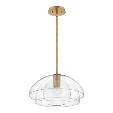 Quintiesse - Lustre com haste LOTUS 1xE27/60W/230V, Ø 40,7 cm, dourado