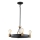 Quintiesse - Lustre com haste SILAS 4xE27/60W/230V Ø 54,9 cm preto/dourado