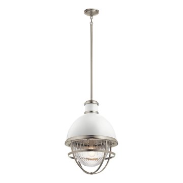 Quintiesse - Lustre em haste TOLLIS 1xE27/40W/230V diâmetro 40,8 cm cromado fosco