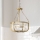 Quintiesse - Lustre suspenso em corrente ROUX 3xE27/60W/230V Ø 40,6 cm dourado