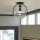 Quintiesse - Plafon SOMERSET 1xE27/60W/230V Ø 28,2 cm preto