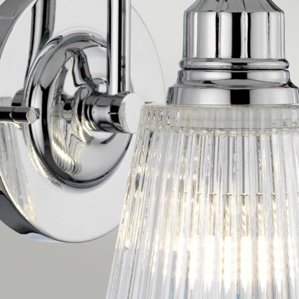 Quintiesse - Aplique de parede LED para casa de banho ADDISON 1xG9/3W/230V IP44 cromo brilhante
