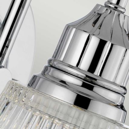 Quintiesse - Aplique de parede LED para casa de banho ADDISON 1xG9/3W/230V IP44 cromo brilhante