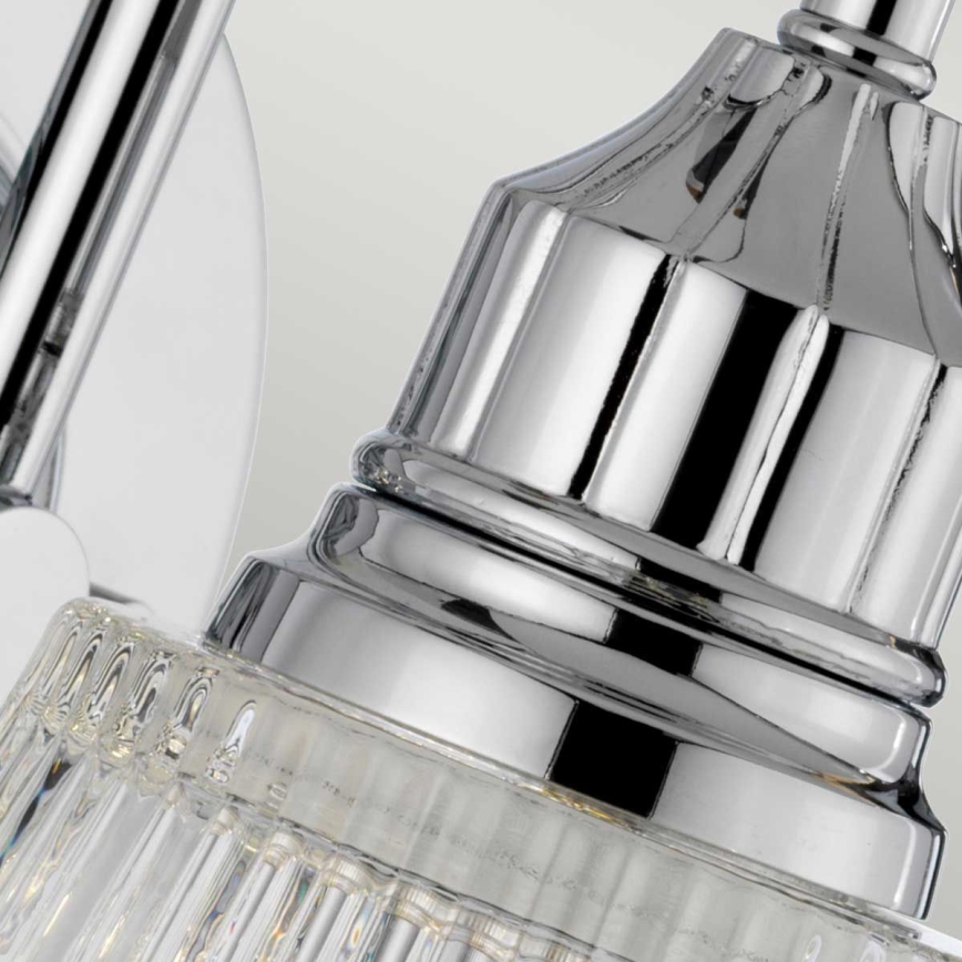 Quintiesse - Aplique de parede LED para casa de banho ADDISON 1xG9/3W/230V IP44 cromo brilhante