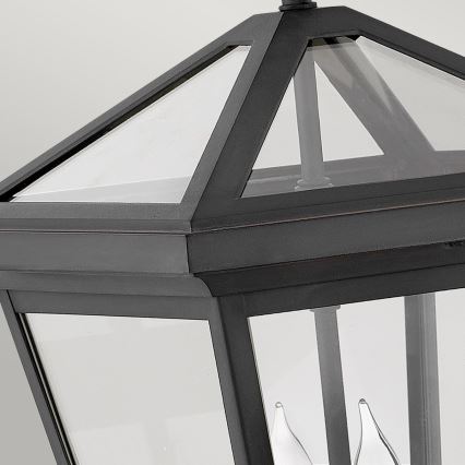 Quintiesse - Aplique de parede exterior ALFORD M 2xE14/40W/230V IP44 preto