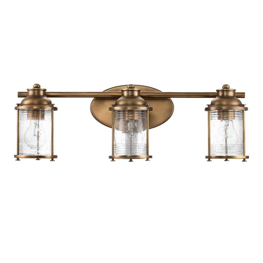 Quintiesse - Arandela de parede exterior ASHLAND BAY 3xE27/60W/230V IP44 bronze