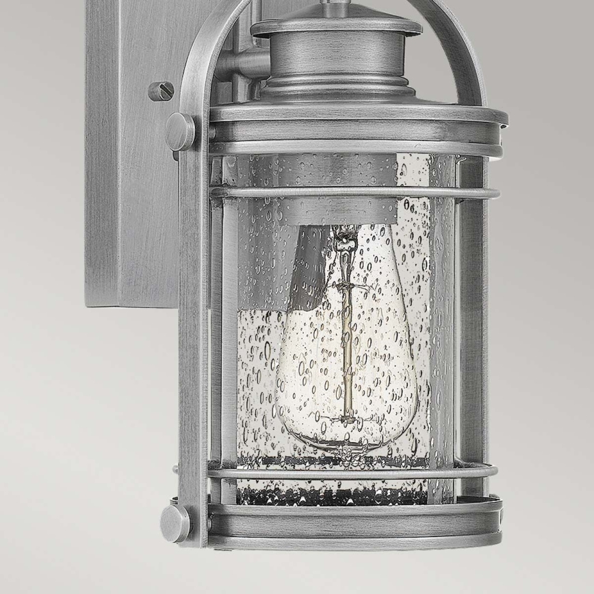Quintiesse - Arandela exterior BOOKER S 1xE27/60W/230V IP44 cromo mate