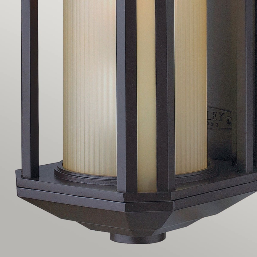 Quintiesse - Aplique de parede para exterior CASTELLE M 1xE27/60W/230V IP44 preto