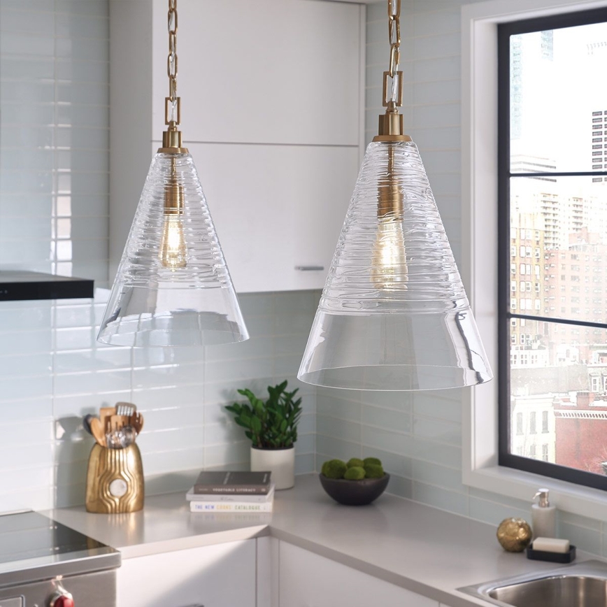 Quintiesse - Lustre com corrente ELMORE 1xE27/60W/230V dourado