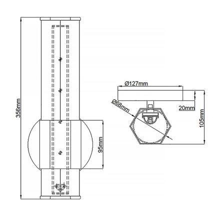 Quintiesse - Aplique de parede LED para casa de banho FACET LED/12W/230V IP44 dourado