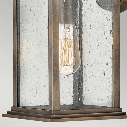 Quintiesse - Aplique de Parede para Exterior GRANT M 1xE27/60W/230V IP44 bronze