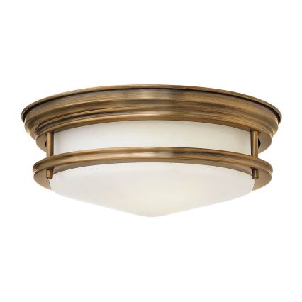 Quintiesse - Luminária de tecto para exterior HADRIAN 2xE27/40W/230V Ø 30,5 cm IP44 acabamento em bronze