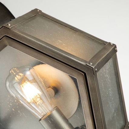 Quintiesse - Arandela exterior HEATH M 1xE27/60W/230V IP44 bronze