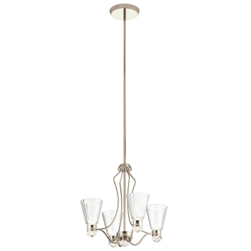 Quintiesse - Lustre LED suspenso em haste para casa de banho KAYVA LED/24W/230V IP44 cromado brilhante
