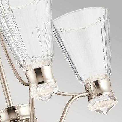 Quintiesse - Lustre LED suspenso em haste para casa de banho KAYVA LED/24W/230V IP44 cromado brilhante