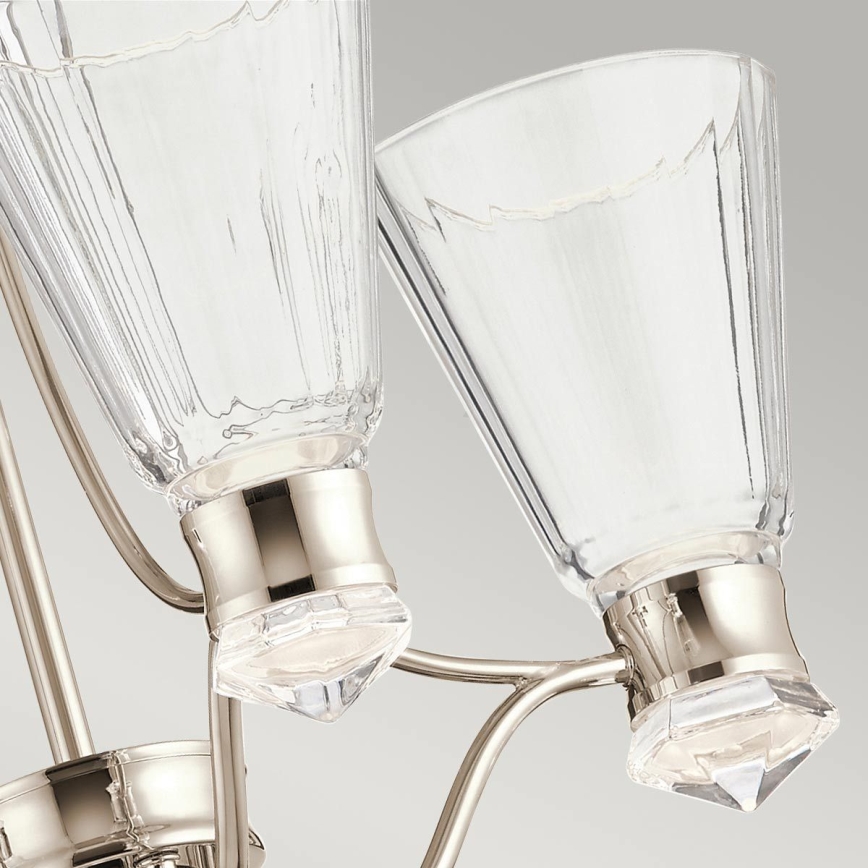 Quintiesse - Lustre LED suspenso em haste para casa de banho KAYVA LED/24W/230V IP44 cromado brilhante