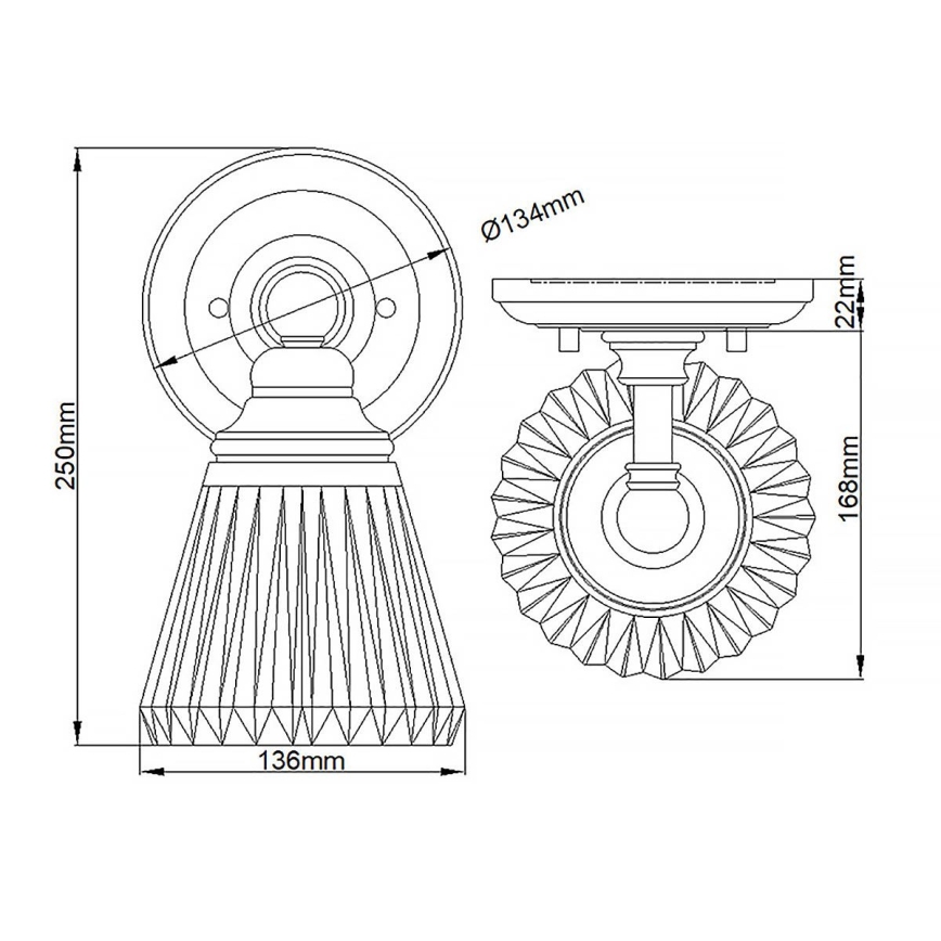 Quintiesse - Aplique LED de parede para casa de banho KEYNES 1xG9/3W/230V IP44 cromo brilhante