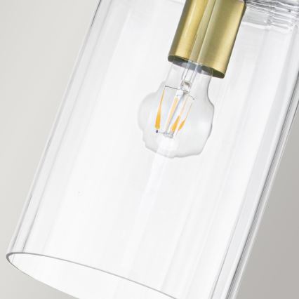 Quintiesse - Lustre com haste KIMROSE 1xE27/60W/230V Ø 17,8 cm dourado