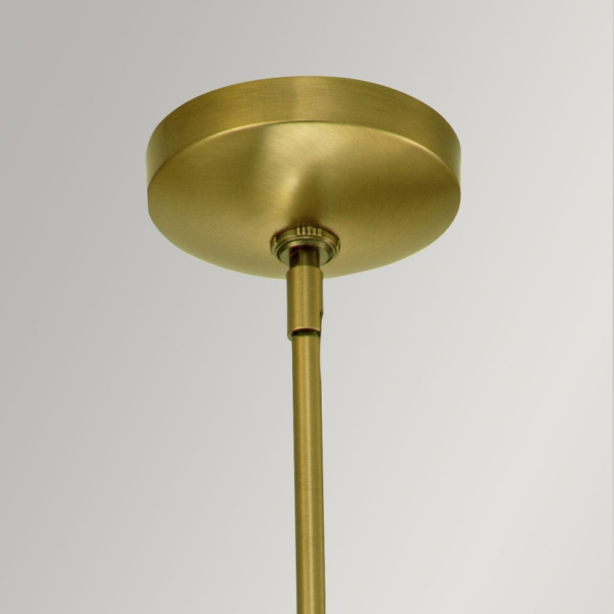 Quintiesse - Lustre com haste KIMROSE 1xE27/60W/230V Ø 17,8 cm dourado