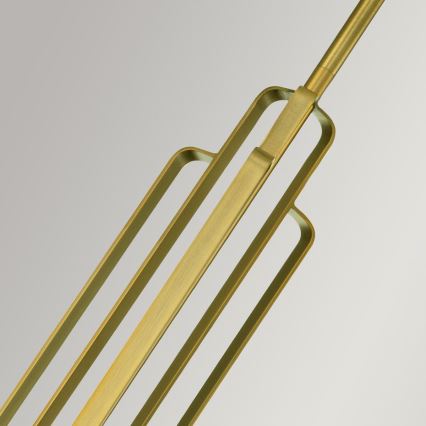 Quintiesse - Lustre com haste KIMROSE 1xE27/60W/230V Ø 17,8 cm dourado