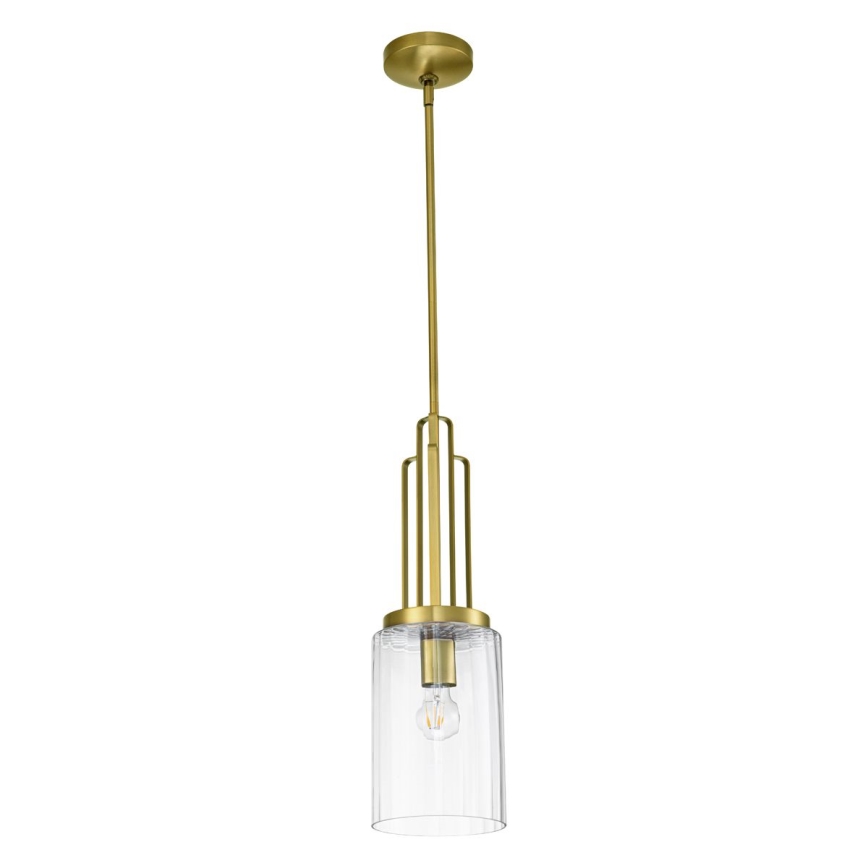 Quintiesse - Lustre com haste KIMROSE 1xE27/60W/230V Ø 17,8 cm dourado