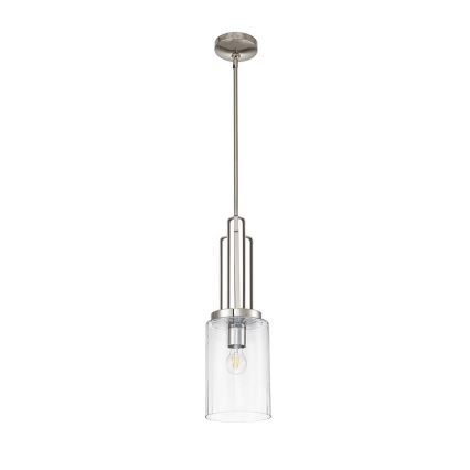 Quintiesse - Lustre com haste KIMROSE 1xE27/60W/230V diâmetro 17,8 cm cromado brilhante