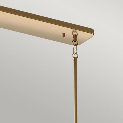 Quintiesse - Lustre com haste KIMROSE 10xE14/40W/230V dourado
